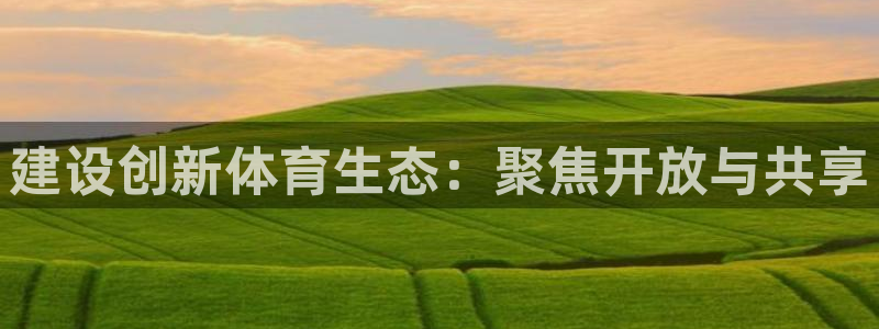 意昂4娱乐下载：建设创新体育生态：聚焦开放与共享