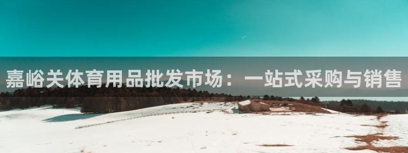 意昂体育4招商电话地址：嘉峪关体育用品批发市场：一站